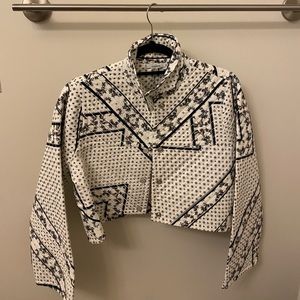 Ganni cropped jacket